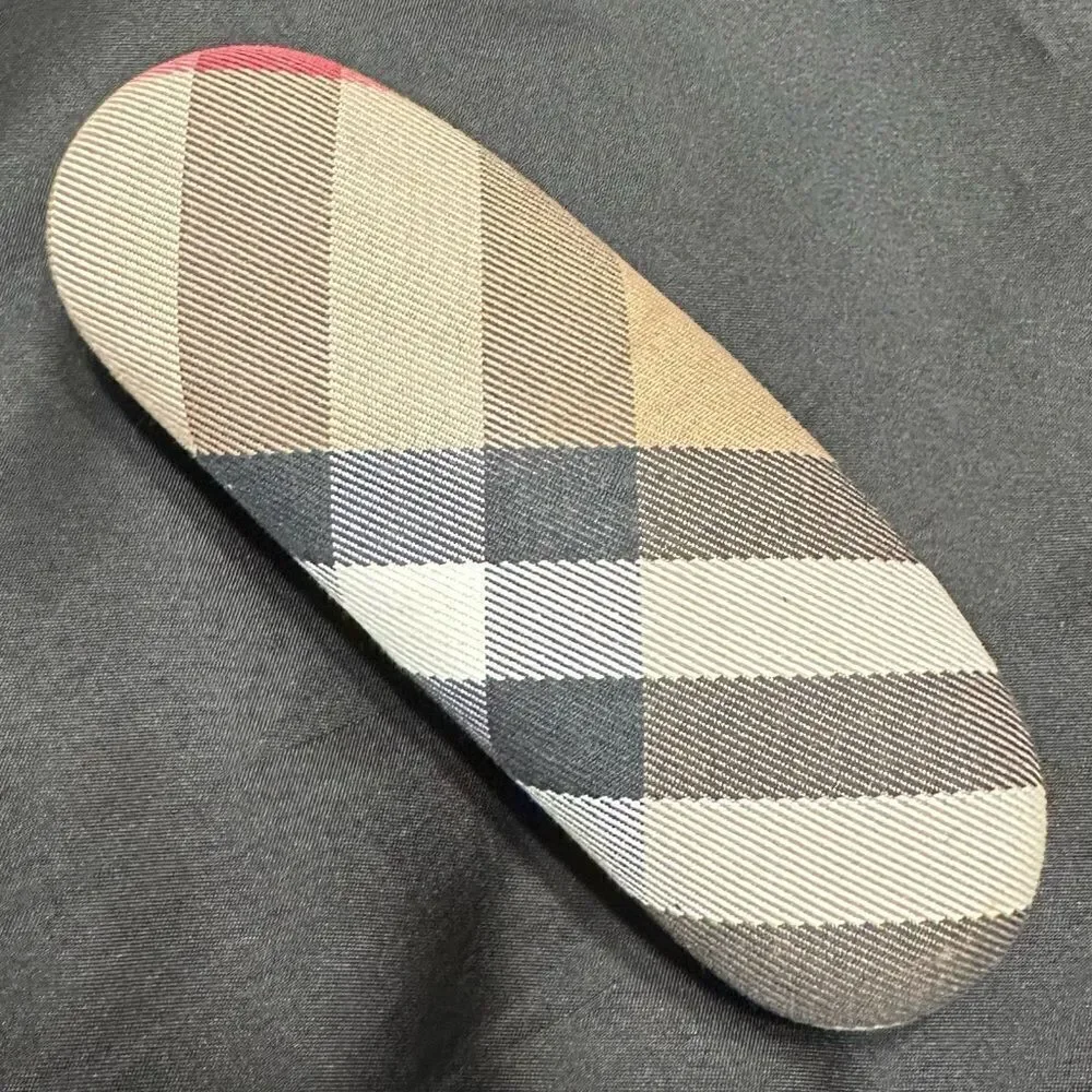Traditional Burberry Plaid Spectacle Eyeglasses case
